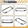AUTO Trument Panel Trim Cover For VW Beetle 2012- 5C1858069G Dashboard Center Air AC Vent Frame Chrome Bracket Car Access