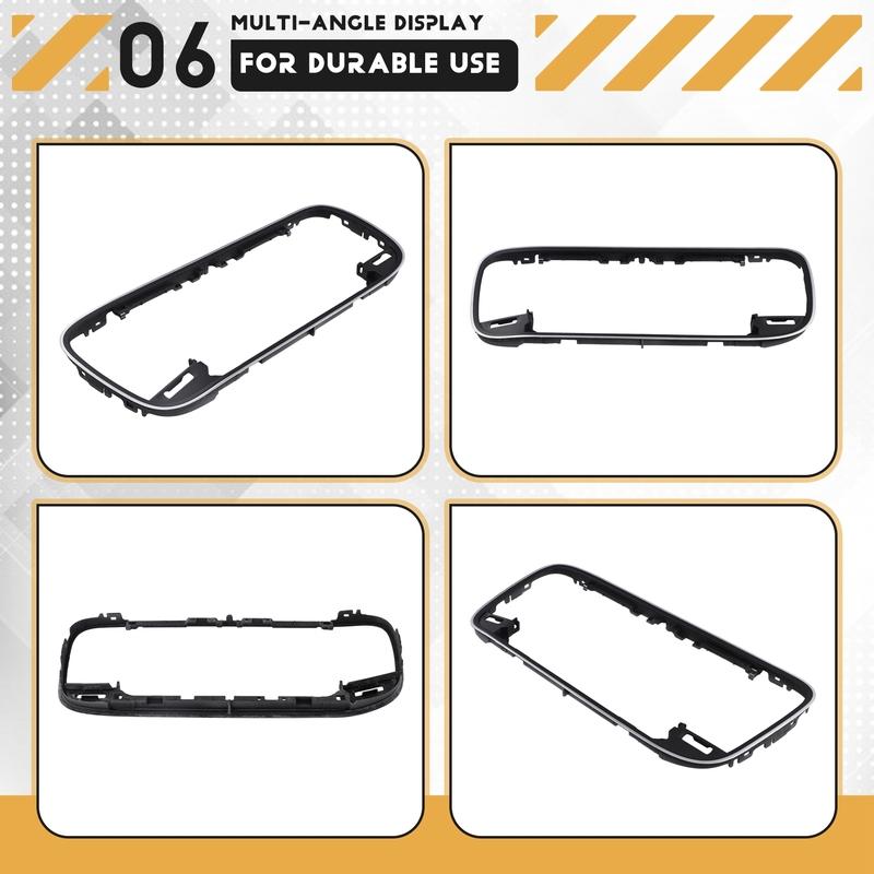 AUTO Trument Panel Trim Cover For VW Beetle 2012- 5C1858069G Dashboard Center Air AC Vent Frame Chrome Bracket Car Access