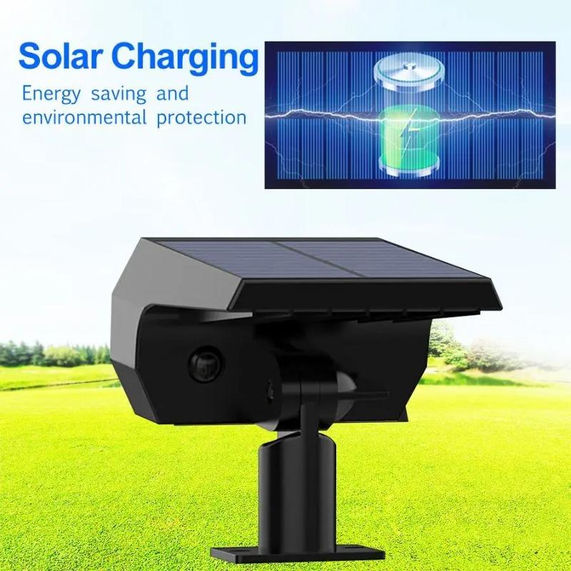 LED Solar Spot Lights Outdoor Garden 52 LED Solar Lights Waterproof 3 Modes Landscape Lighting Wall Lamp Garden Yard Tree Lawn