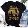 Here's To Feeling Good All The Time Kramer Seinfeld Vintage T-Shirt, Kramer Shirt, Seinfeld Shirt, Cosmo Kramer Shirt, 80s Movie Shirt