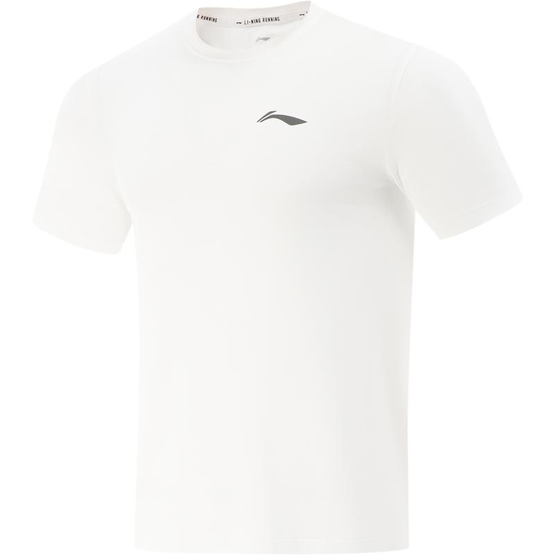 Li-Ning Удобная дышащая минималистичная спортивная футболка с коротким рукавом мужская tops ATSV501-6 L