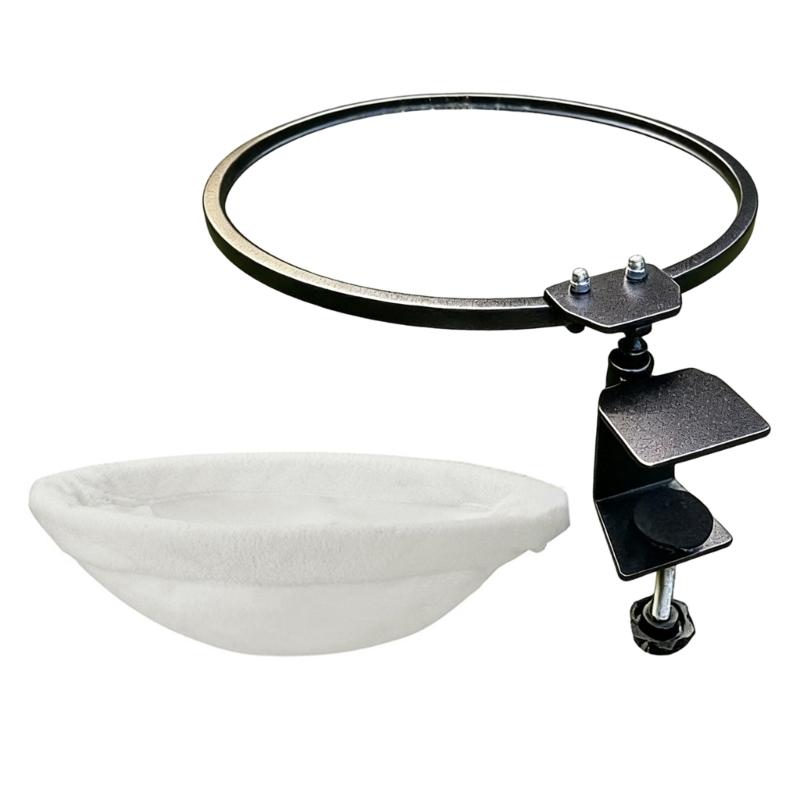 

Cats Desk Bed Perch Bed Hammock for Multiple Cats Stable Construction Easy Setup for Various Apartment Home Office Use 1