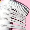 10-Piece Half Moon Nail File, Nail Polishing Tool