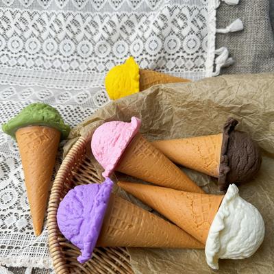1-piece Set of Simulated Ice Cream Model Artificial Ice Cream Fake Food Store Decoration Window Display Shooting Props
