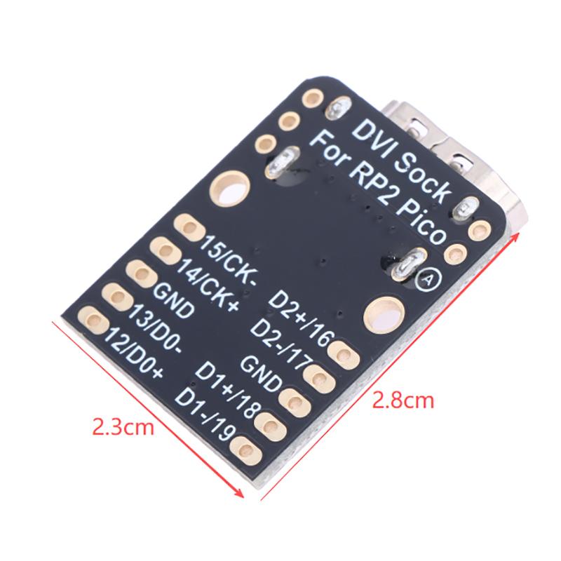 

1 шт. 5957 Adafruit DVI Sock Для адаптера Pico Аксесуари - Працює з HDMI дисплеями Графічний вихідний інтерфейс