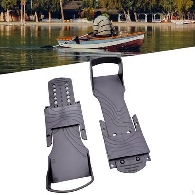 Rowing Machine Pedals Replacement Trainer 1 Pair AntiSlip Black Fitness Equipment Accessories Foot
