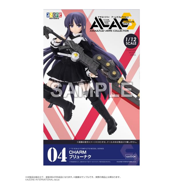 Azone International Assault Lily Arms Collection Complete Style CHARM Brunnak Maßstab Kunststoff Fertige Figur Nr. 004 1/12 Vorgefertigt