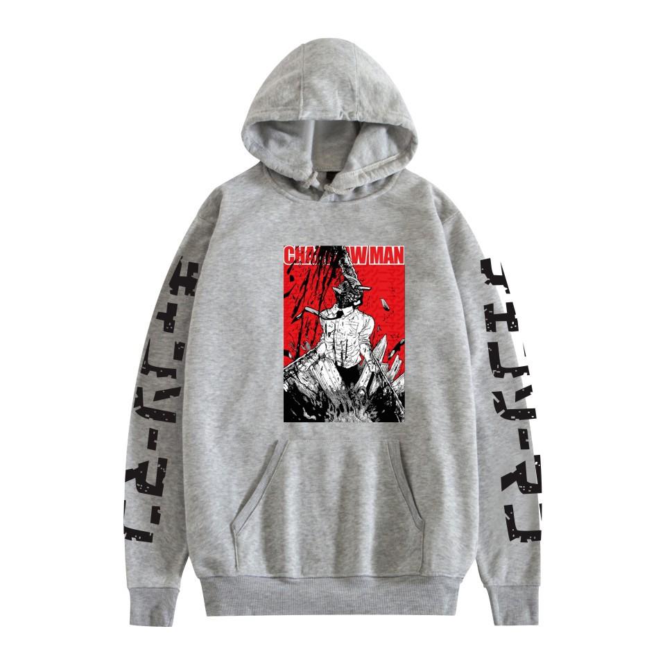 Chainsaw Man Anime Men Women Hoodies Autumn Casual Pullover Hoodie Fashion Sweatshirts Hip Hop Sweatshirt Clothes