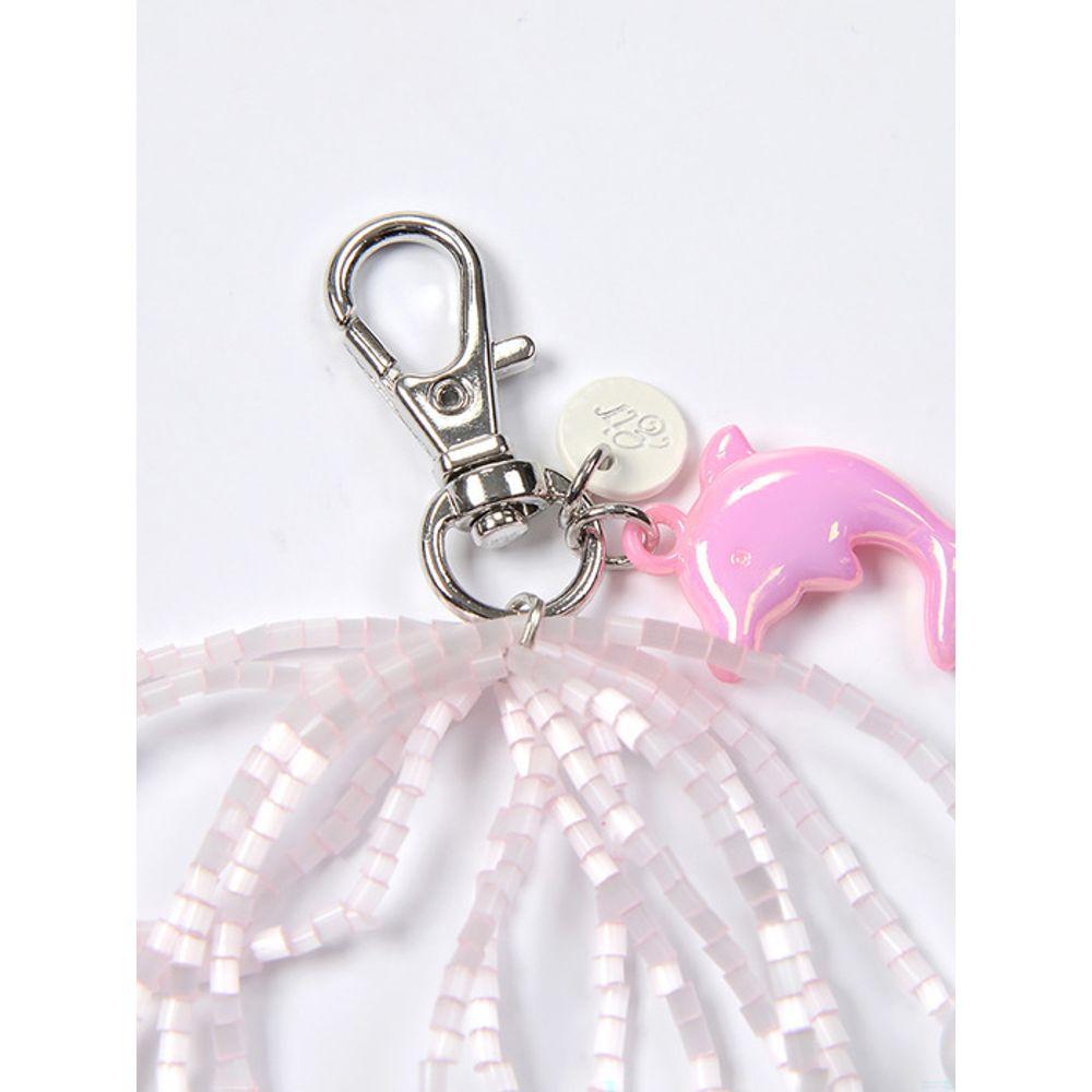 Eireve SPARKLE DOLPHIN DECO KEYCHAIN (PINK)