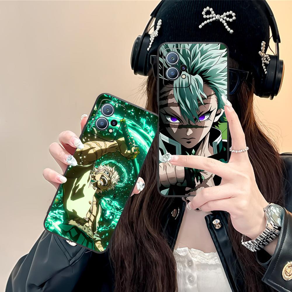 Demon Slayer Sanemi Phone Case for Huawei P60 P50 P40 P30 P20 P10 P9 P8 Pro Lite Plus Colour Printing Protective Pretty Luxury