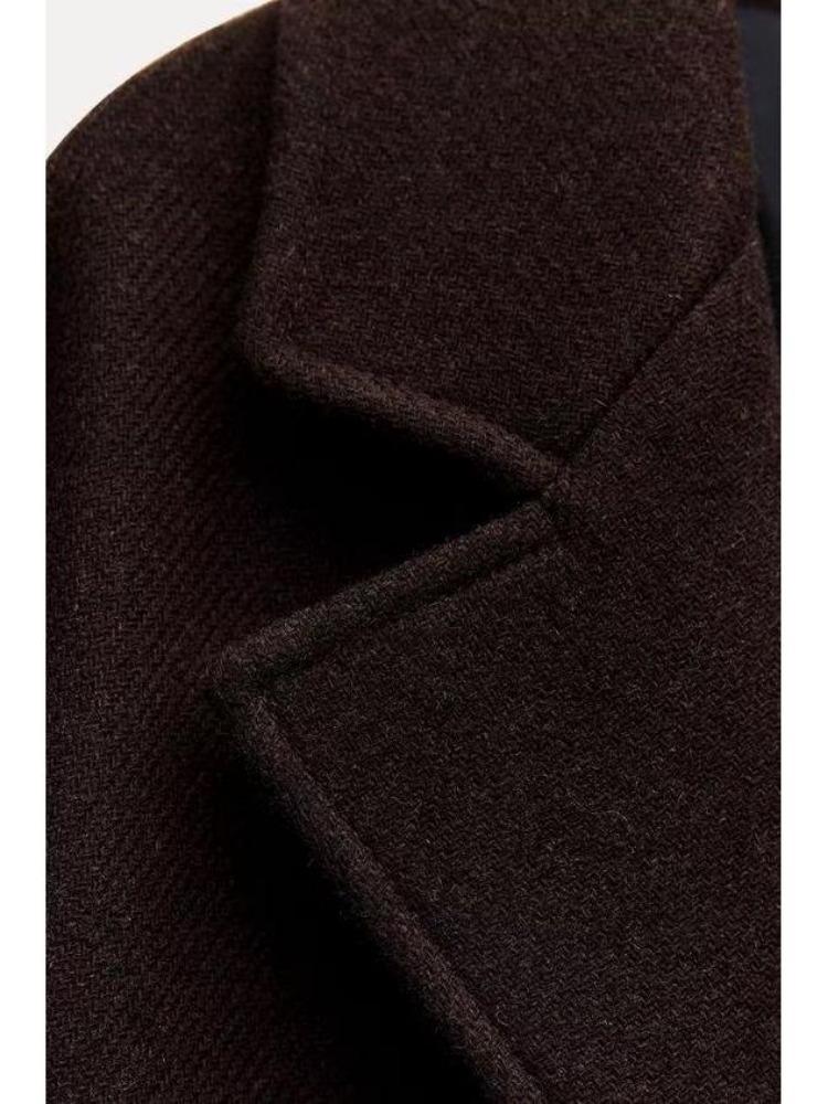 2024 Winter Autumn High End European American Wool Coat Versatile Loose Long