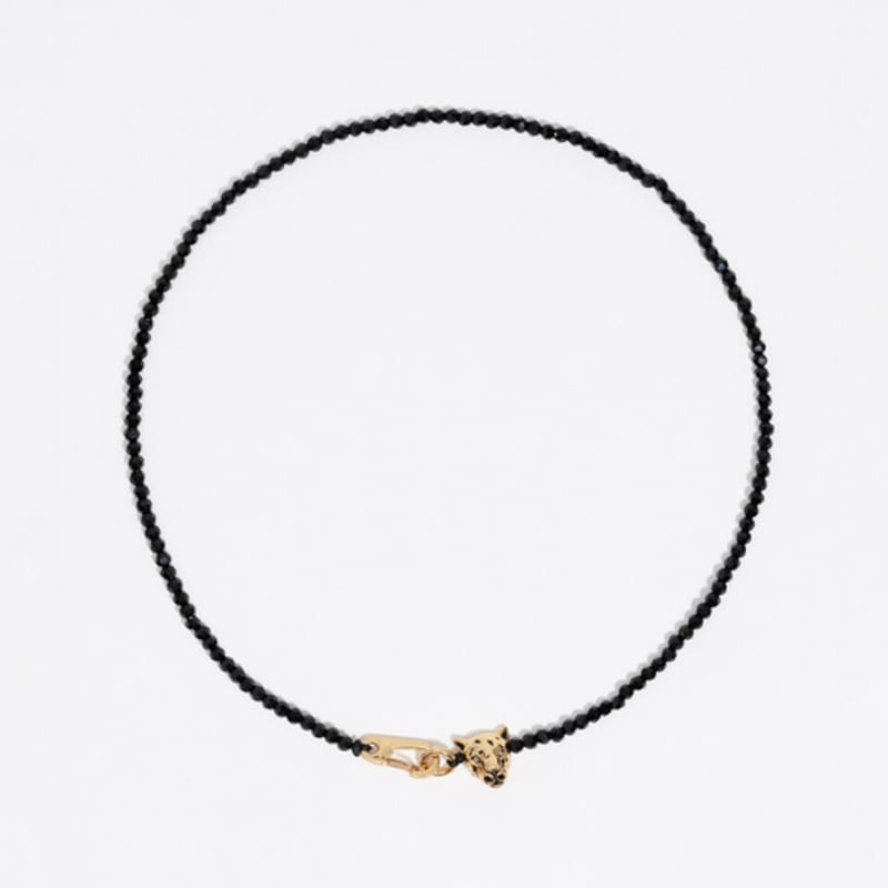 BIMBA Y LOLA [25FW] BIMBA Y LOLA Black Crystal Panda Necklace B256AIU013BKF