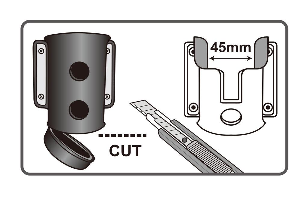 Daiichi Seiko MS Rod Rack 45 Separate White Rod Holder for Fishing