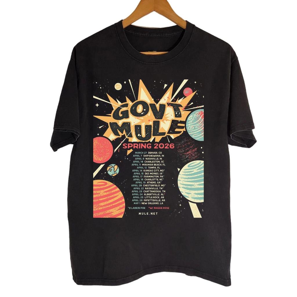 Gov't Mule Announces Spring 2026 Headlining Tour Dates Shirt PA929