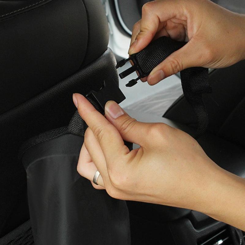 1PC Car Garbage Storage Hanging Bag Car Mounted Environmental Protection Garbage Bag Seat Back Storage Hanging Bag