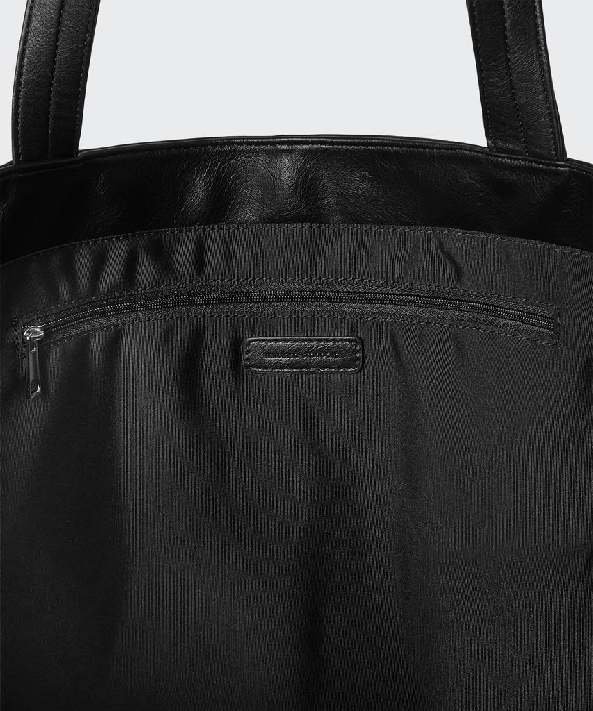 Musinsa Standard Synthetic Leather Shopper Bag [Black]