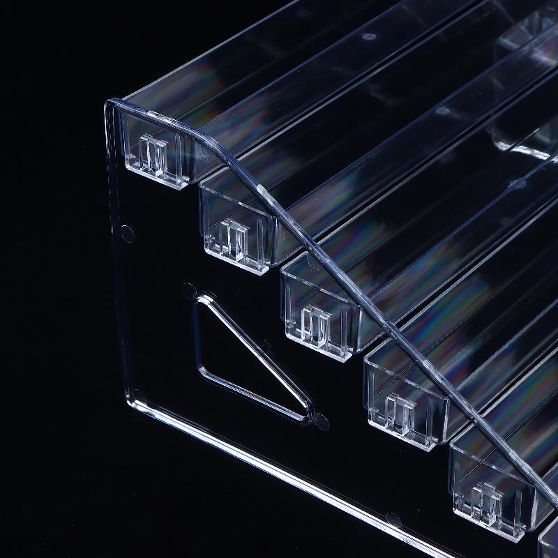 1 Set Lippenstift-Organizer 3/4/5/6/7 Schichten Erhöhte Kosmetik-Aufbewahrungs-Organizer Nagellack-Parfüm-Display-Ständer