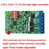 Voktta 3.7V 7.4V 11.1V Lithium Battery Solar Lawn Light Circuit Board Solar Light Controller Control Board 3A