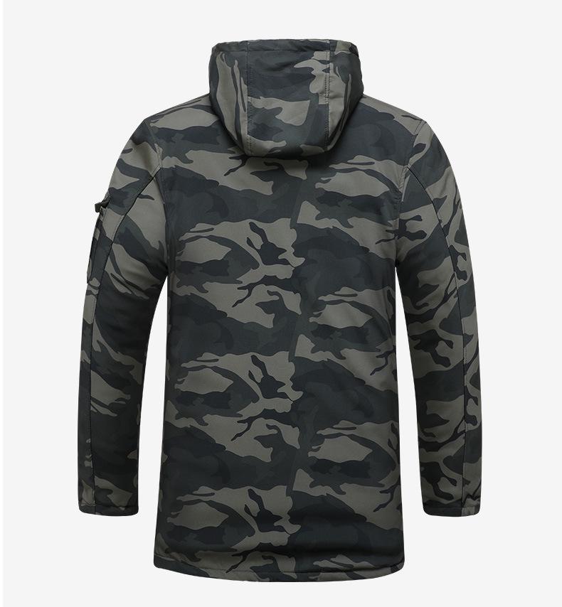 Waterproof Camouflage Winter Work Jacket – Durable, Windproof, Thickened Cotton for Workwear Protection