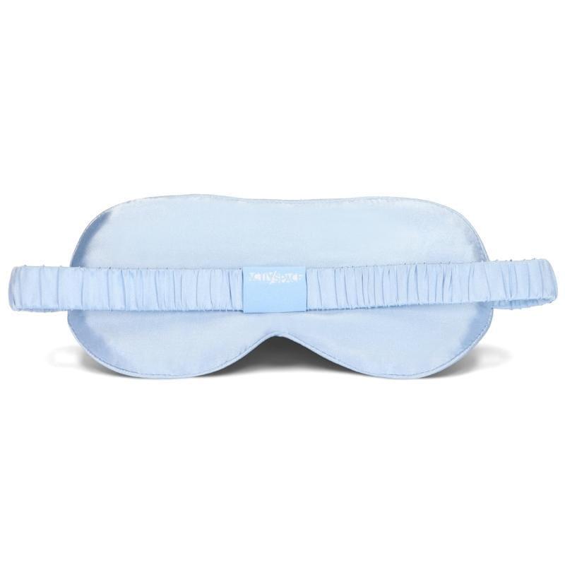 Silk eye mask comfortable for sleeping - blue