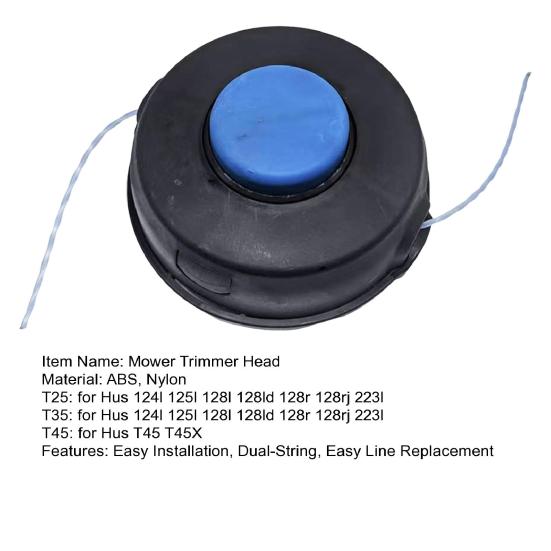 Lawn Mower Trimmer Head T25 T35 Trimmer Head for Hus 124l 125l