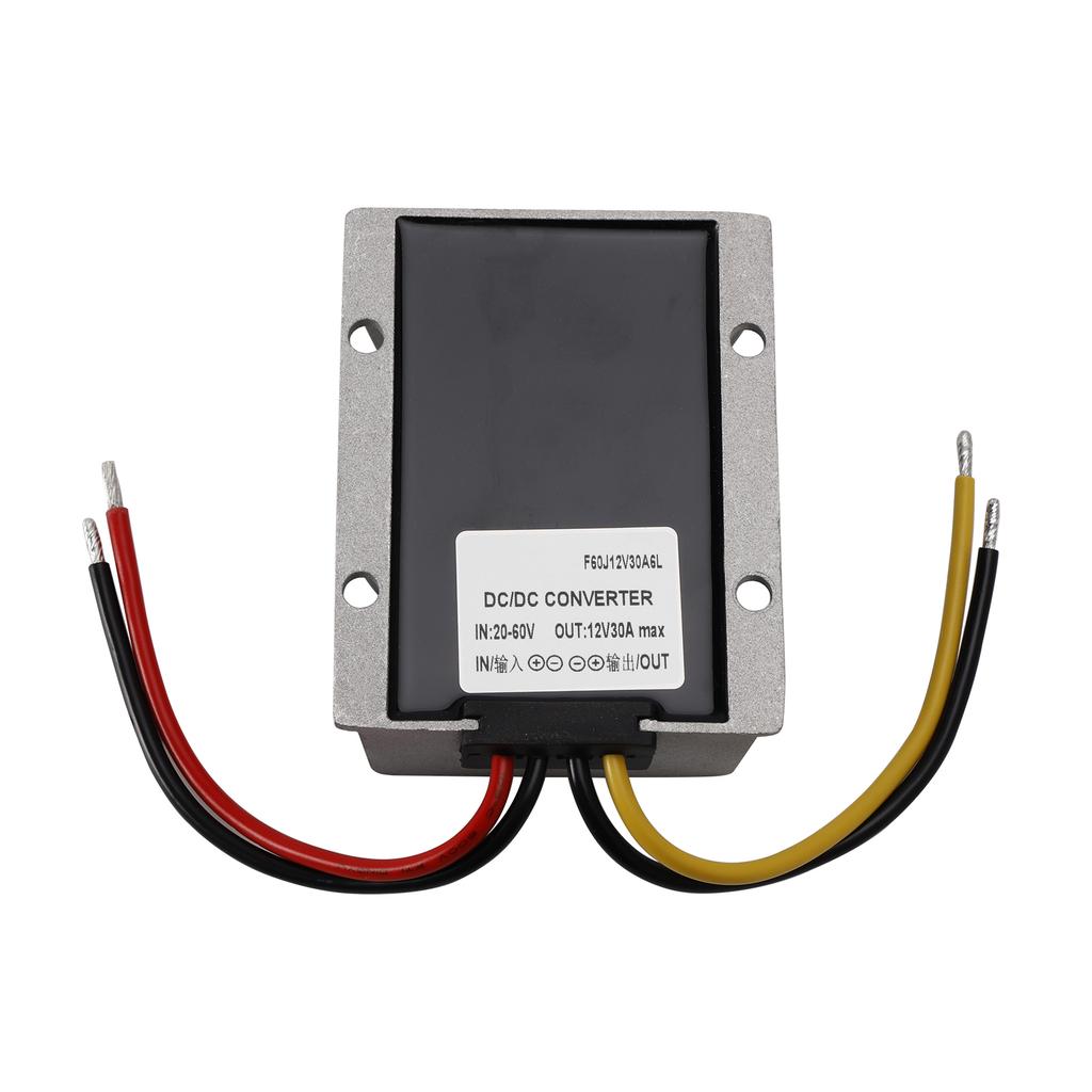 WaterProof 20-60V to 12V 30A 360W Step Down DC/DC Power Converter Regulator