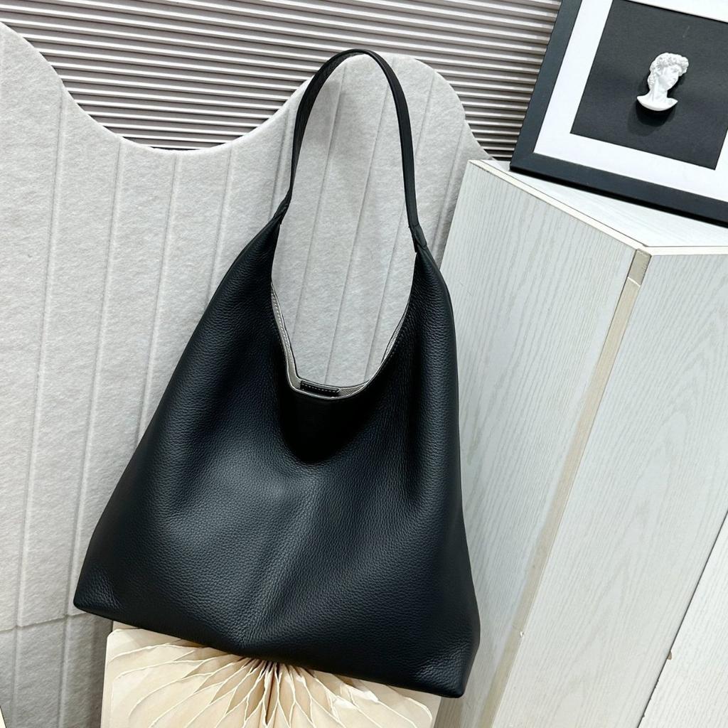 Leather Women'S Bags, High-End Light Luxury Commuting Versatile Bags, Large-Capacity Underarm Bags, Shoulder Bags, Messenger Bags, Tote Bags.