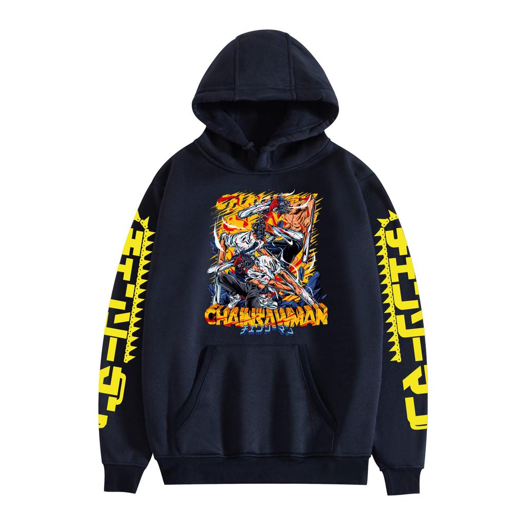 Mode Unisex Freizeit Kettensägenmann Cartoon Hoodies Sweatshirt Outdoor Sport Cosplay Pullover Hoodie