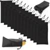 20Pcs Portable Eyewear Container Soft Waterproof Sunglasses Bag Drawstring Microfiber Dust Proof Pouch Pocket Glasses Carry Bag (Without Sunglass)