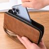 Women’s PU Leather Long Wallet Zipper Large Capacity Wristlet Clutch 8 Card Slots Cash Holder Phone Purse