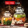 Naijiang Thickened Glass Pickling Jar