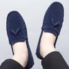 Moda Estiva Scarpe Loafer Arancioni Uomo Casual Comode Scarpe in Pelle Scamosciata Uomo Basse Slip-On Scarpe da Guida Uomo Piatte Taglia 38-46