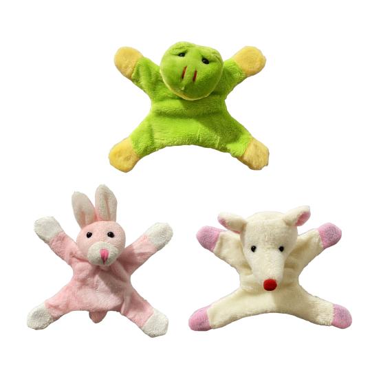 3Pcs Plush Animal Refrigerator Magnet Home Office Kitchen Locker Refrigerator Stuffed Cartoon