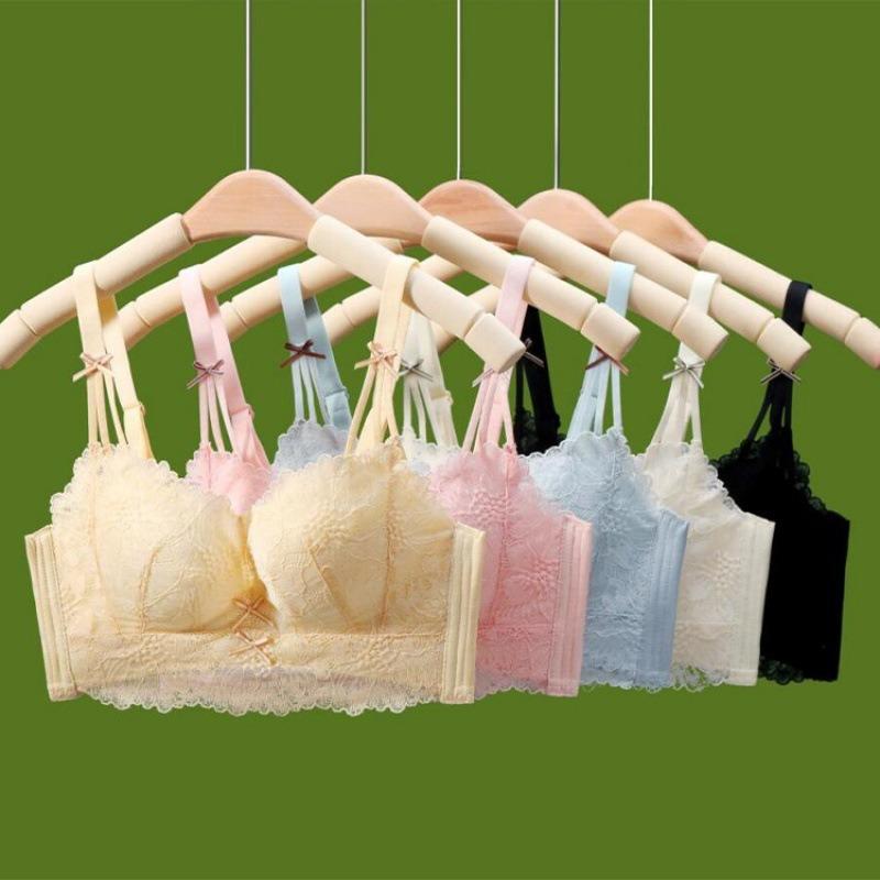 Non-steel Ring Gathered Thickened To Collect Side Breasts Anti-sagging Bra