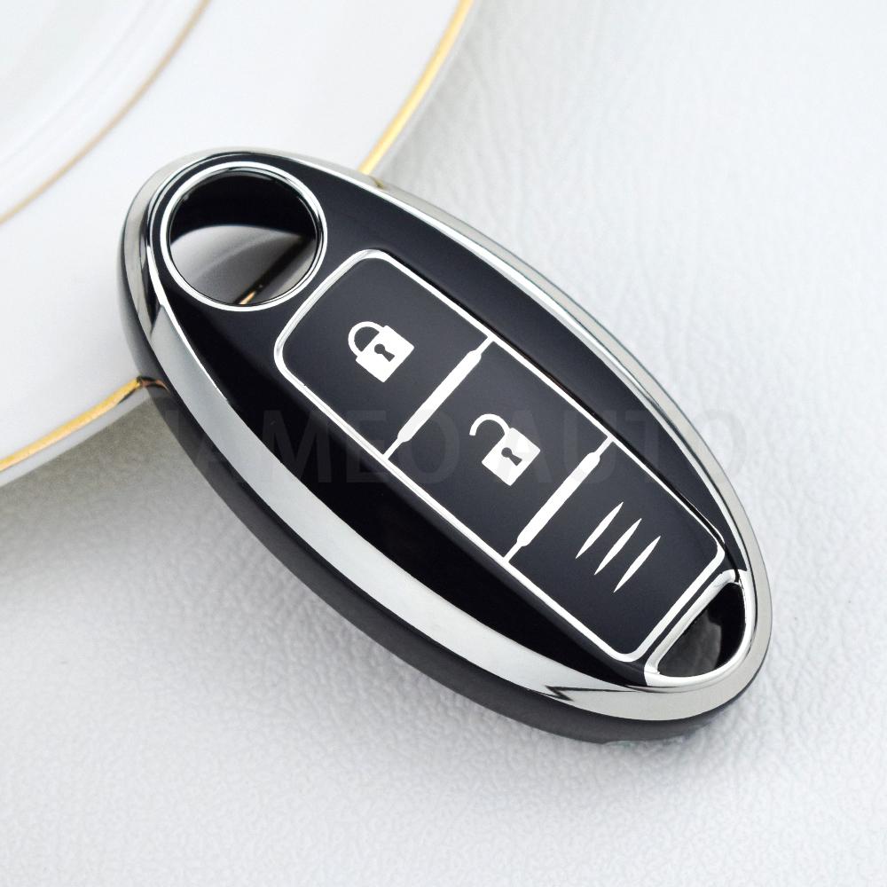 

3 Buttons Protect Cover For NISSAN Maxima Altima Versa Sentra Sunny Sylphy Teana Qashqai X-Trail Juke TPU Car Key Shell Case Fob