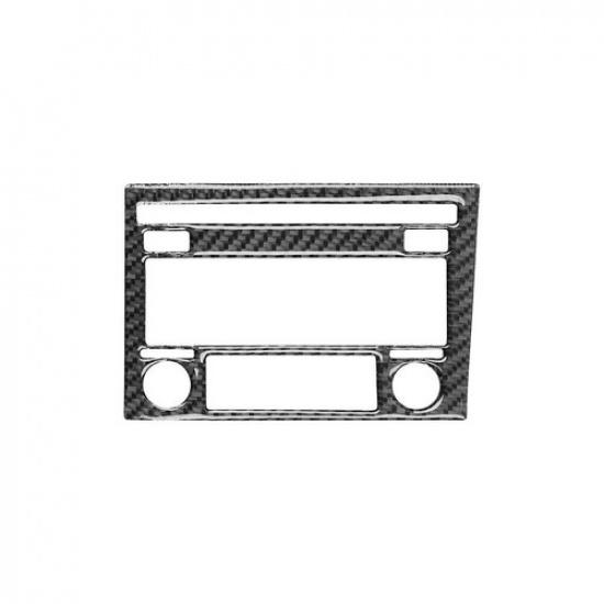 Carbon Fiber Center Console CD Panel Trim Cover For Lexus CT200h 2011-2017 TypeA