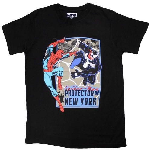 Spider-Man Unisex Adult Protector Of New York T-Shirt