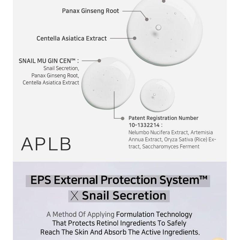 APLB - Snail Mucin Ginseng Ampoule Serum Set