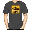 New Unisexs T Shirts Tshirt Medium Fit Coffe Zone Uomo White Unisexiche Corte Garage Tessile Print Round Neck Unisex