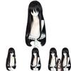 Hell Music Satou Asami Men Door Kirima Black Straight Cosplay Anime Wig