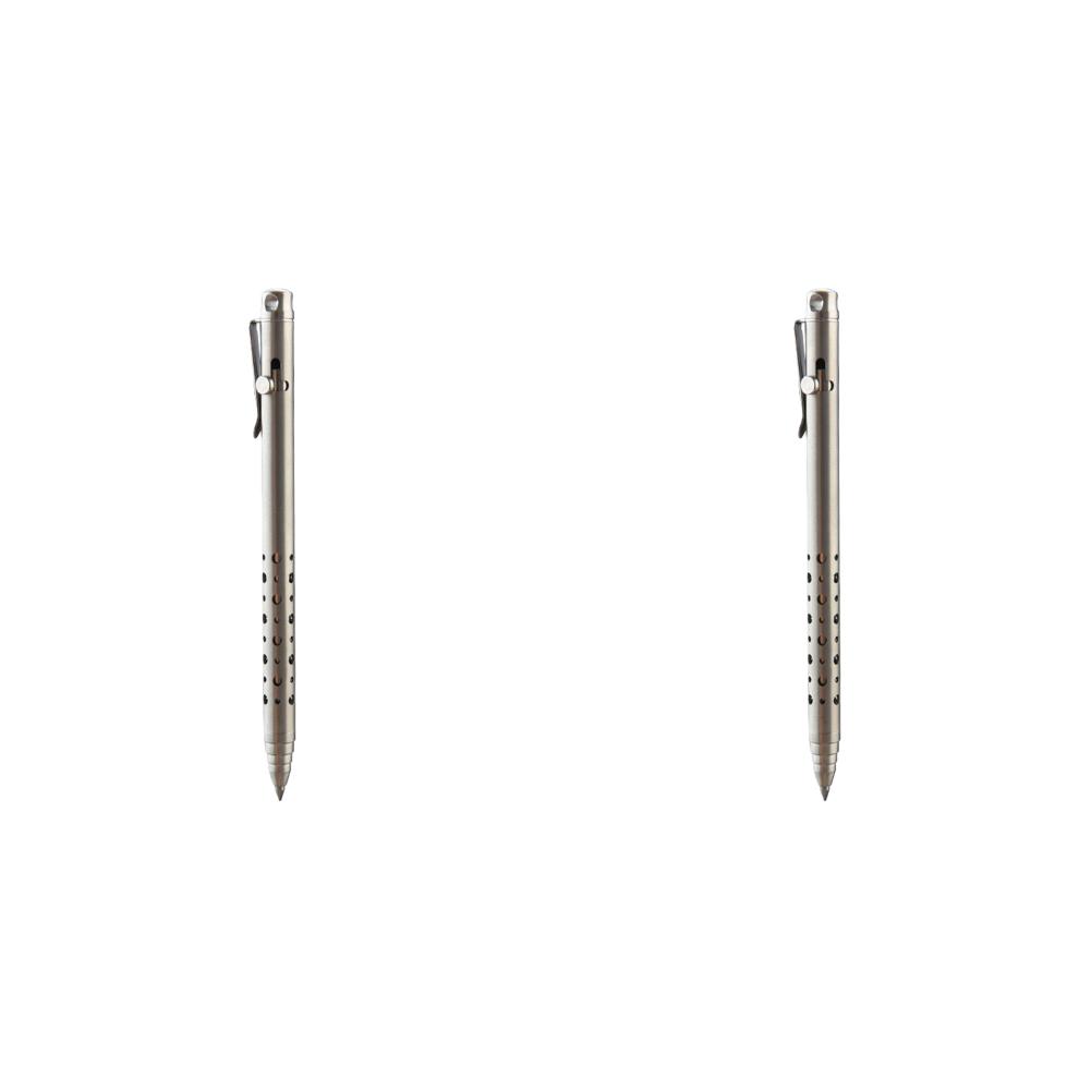 Penna EDC in Lega di Titanio Resistente all'Usura Penna a Sfera Tattica con Azionamento a Vite Mini Penne a Sfera Metalliche per Ufficio e Regalo Aziendale