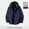 Custom 3-in-1 Down Jacket with Logo for Autumn/Winter – Thick Employee Uniform Outerwear