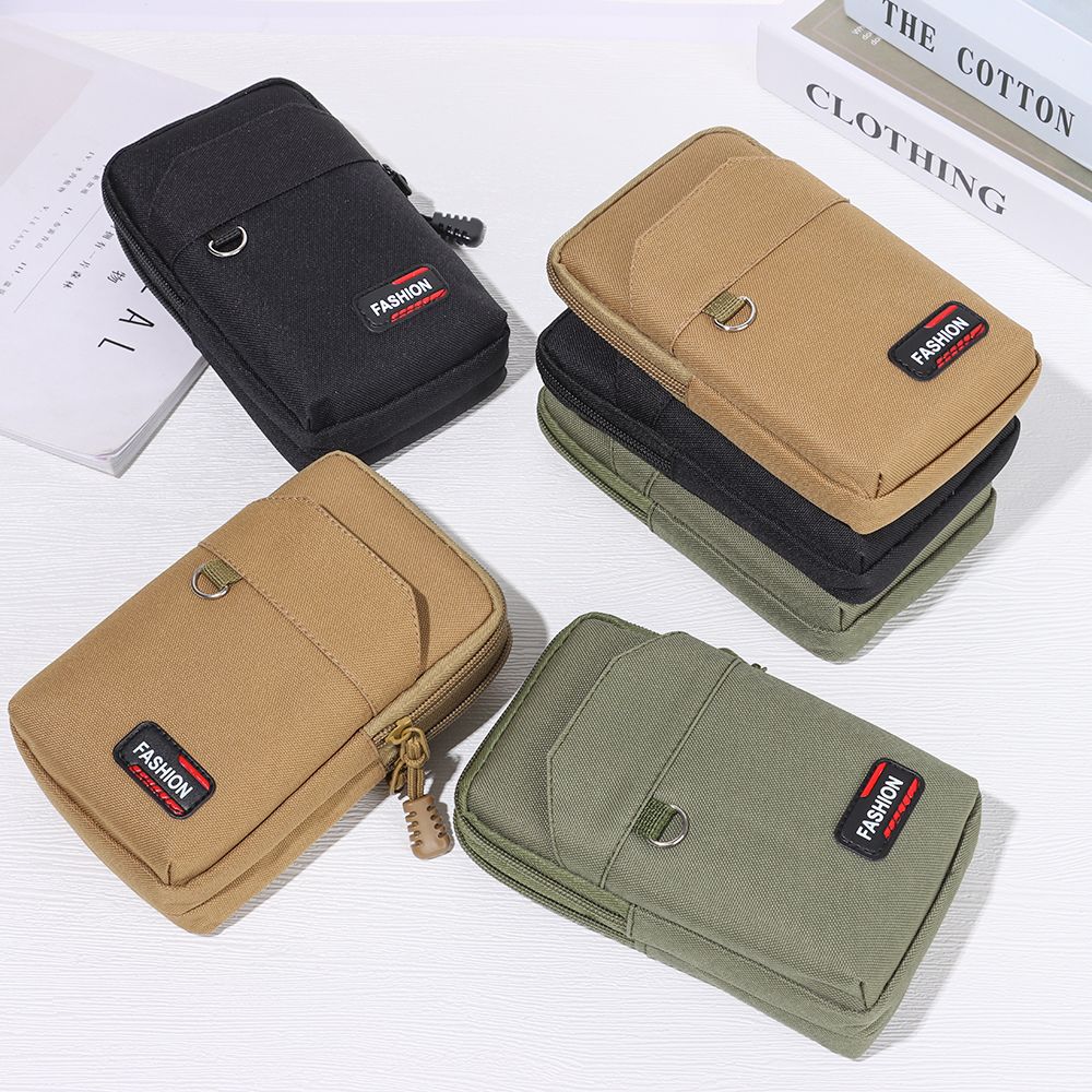 Men Single/double Layer Camping Hunting Phone Pouch Wallet Pocket Waist Purse EDC Molle Bag
