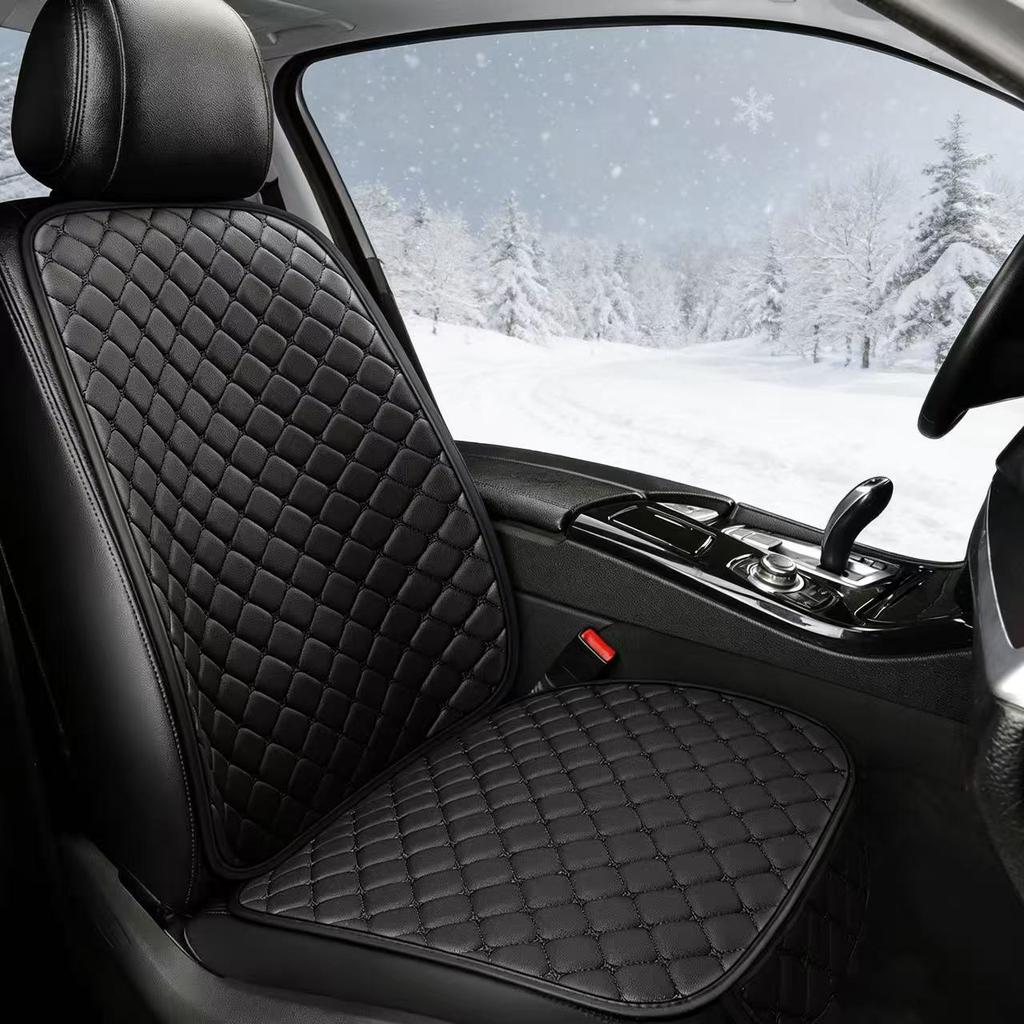 New Car Seat Cushion Universal Comfort Breathable Leather Diamond Grid Single Seat Multi-Pack Universal Vehicle Seat Pad