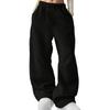 Baggy Sweatpants For Women Winter Warm Plush Wide Leg Joggers Workout Hiking Running Sweat Pants With Pockets