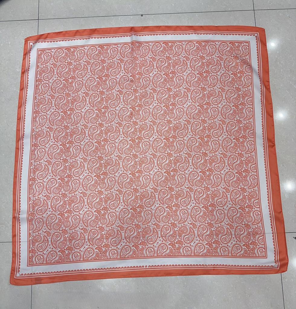 Beach sunset fashion silk scarf print 91CM silk square scarf decorative scarf scarf versatile shawl silk scarf