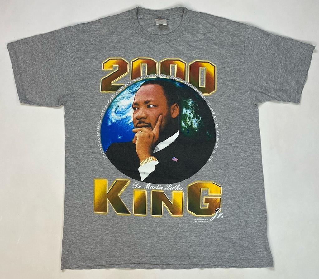 VINTAGE Martin Luther King MLK 2000 Y2K Keep Dream Alive Graphic T-shirt Men XL