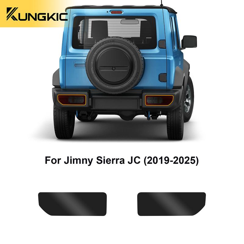 Pro Suzuki Jimny Sierra JC  -2025 Ochranná fólie na světlomety a zpětná zrcátka Samolepka na auto Ochranná proti poškrábání Kouřová Čirá