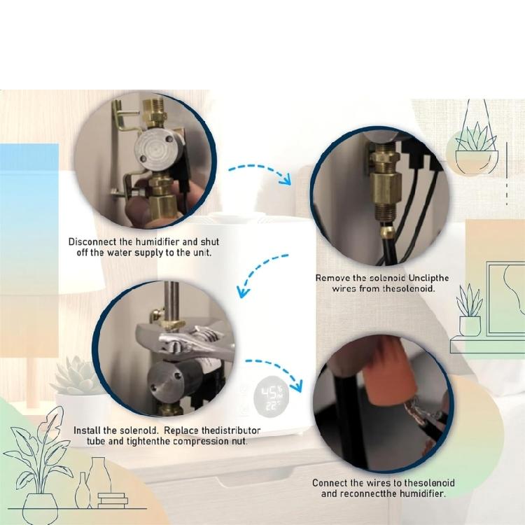 24 Volt Humidifier Water Controller Replacement With 3.5 Gallons Per Hour Flow For Household Humidifier 1042 1137