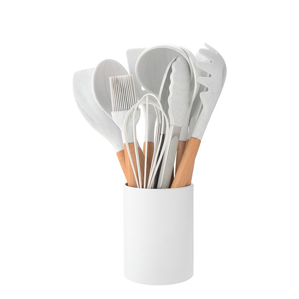 Silikon Kochutensilien Set Antihaft Küchenutensilien Set 11-teilig Hitzebeständige Küchenwerkzeuge